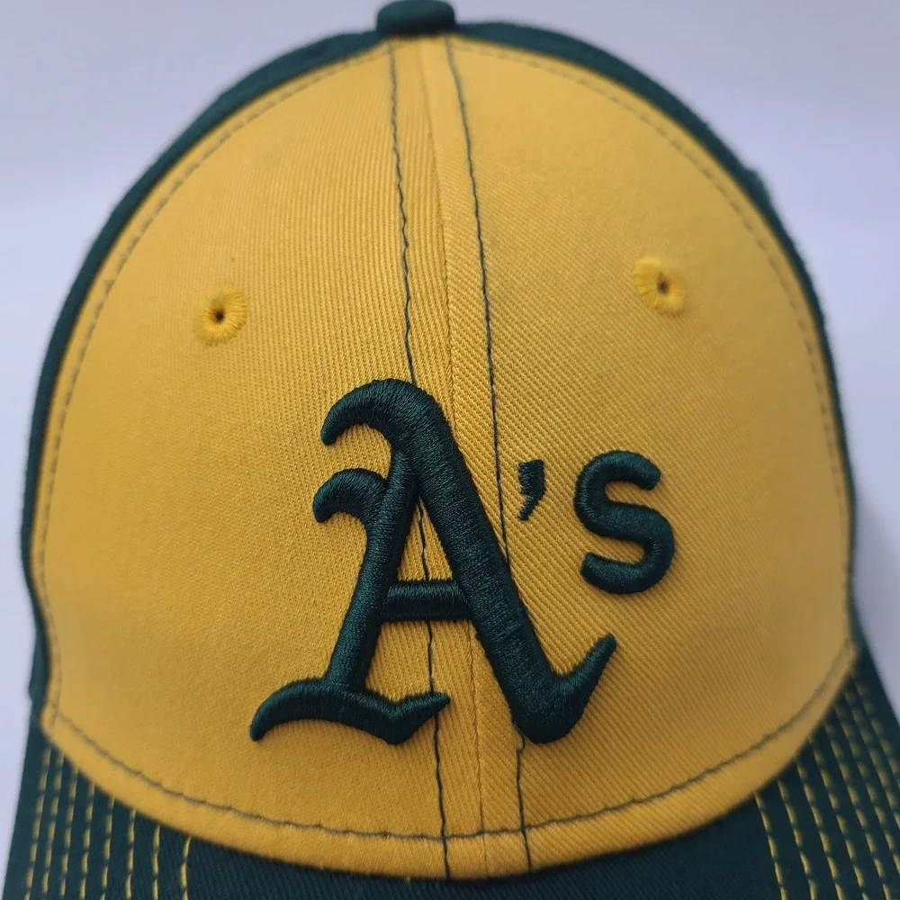 Child Oakland Athletics Hat Snapback 9Forty New Era Green Yellow MLB A's Boys